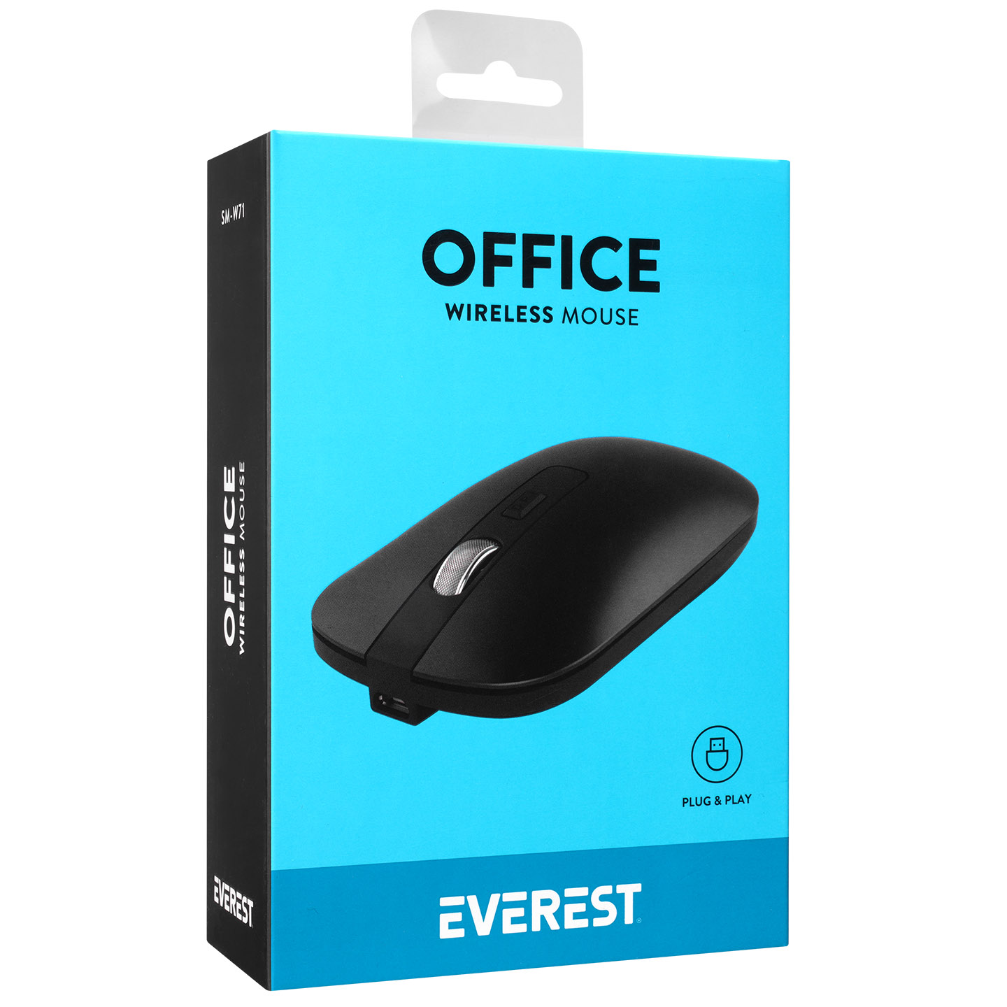 Everest SM-W71 2-4Ghz Siyah 4D Şarjlı Kablosuz Mouse